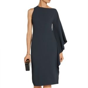 Cushnie Et Ochs Bella One Shoulder Stretch Crepe